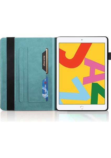 iPad 10.2 / iPad Pro 10.5 Inç Için Hayat Ağacı Deri Kılıf (Yurt Dışından)