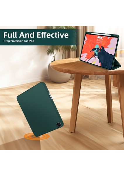 iPad Pro 11 2024 Için Deri Tablet Kılıfı (Yurt Dışından)