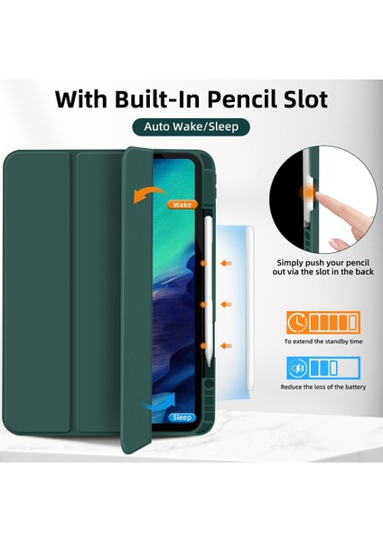iPad Pro 11 2024 Için Deri Tablet Kılıfı (Yurt Dışından)