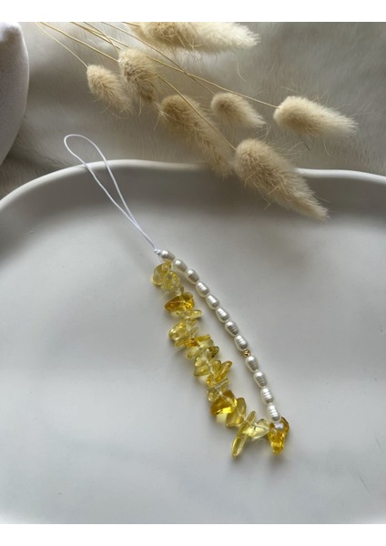 Sitrin Taşlı Charm
