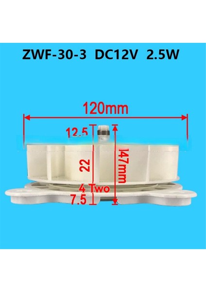 Meiling Buzdolabı Için Buzdolabı Buharlaştırıcı Fan Motoru Zwf-30-3 BCD-430WP9C Soğutma Fan Motoru Yedek Parça Dc 12V (Yurt Dışından) fiyatları