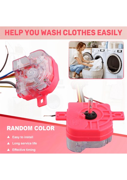 Evrensel Çamaşır Makinesi Parçaları Zamanlayıcı 6 Kablolu 220V 3.5A DXT15SF-G 6.5-7.5cm Mesafeye Takın (Yurt Dışından) fırsatları