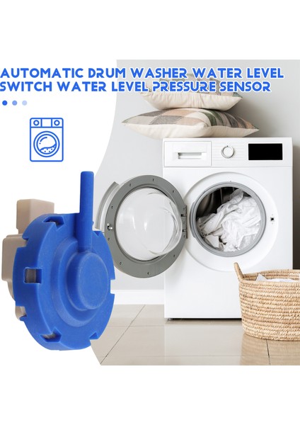 Otomatik Tambur Yıkama Makinesi Su Seviyesi Anahtarı Su Seviyesi Basınç Sensörü Selong DC5V Sw-12 Çamaşır Makinesi Aksesuarları (Yurt Dışından)