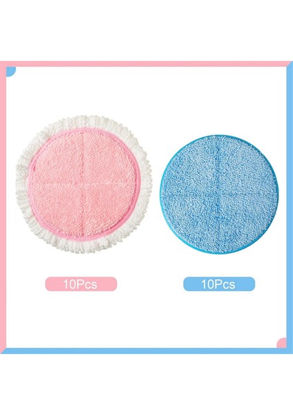 20 Paket Elektrikli Paspas Pedleri Sıkma Değiştirme 7.28 Inç Yuvarlak Paspas Pedleri Zemin Temizliği Için Sıkma Değiştirme Paspas Pedleri (Yurt Dışından) fiyatları