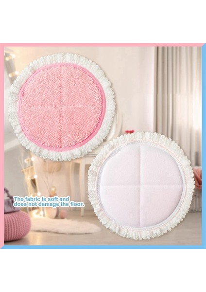 20 Paket Elektrikli Paspas Pedleri Sıkma Değiştirme 7.28 Inç Yuvarlak Paspas Pedleri Zemin Temizliği Için Sıkma Değiştirme Paspas Pedleri (Yurt Dışından) fırsatları