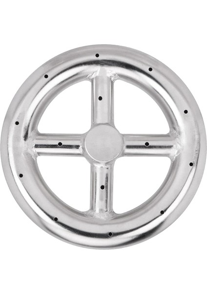 6 Inç Yuvarlak Ateş Çukuru Brülör Halkası Doğal Gaz ve Propan Ateş Çukuru Şömine Iç ve Dış Mekan Için Ateş Çukuru Brülörü (Yurt Dışından)