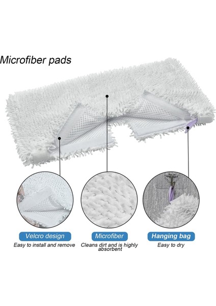 3 Adet Buhar Cep Paspas Yedek Pedleri Shark S3501 S3601 S3550 S3901 S3801 S2901 S2902 Yeniden Kullanılabilir Buhar Paspas Pedi (Yurt Dışından) fırsatları