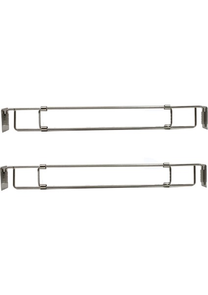 Rv Güvenli Ayarlanabilir Çubuklar, Paslanmaz Çelik Çubuklar, Rv Buzdolabı Için Yiyecek ve Içecek Sabitleyiciler (2 Paket) (Yurt Dışından)