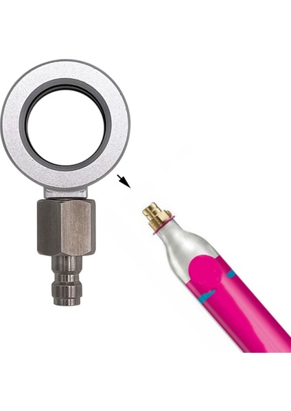 Pembe Co2 Silindir Değişimi Için Soda Co2 Dolum Adaptörü Duo Terra Art Soda Tankı Için Karbonatör Dolum Istasyonu (Yurt Dışından) fiyatları