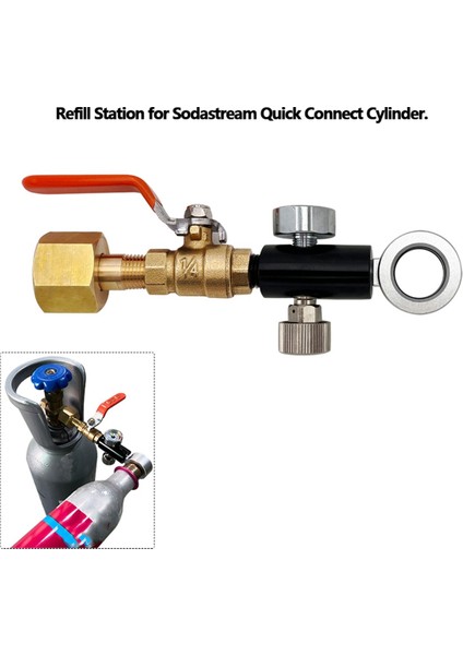 Pembe Co2 Silindir Değişimi Için Soda Co2 Dolum Adaptörü Duo Terra Art Soda Tankı Için Karbonatör Dolum Istasyonu (Yurt Dışından) modelleri