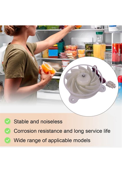 Meiling Buzdolabı Için Buzdolabı Buharlaştırıcı Fan Motoru Zwf-30-3 B1353.4-15 Soğutma Fan Motoru BCD-430WP9C (Yurt Dışından) fırsatları