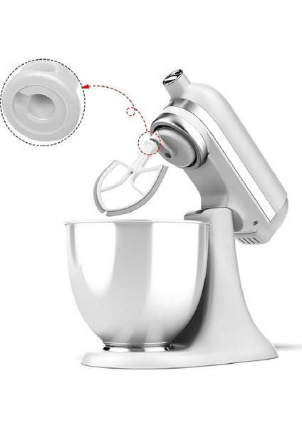 5 Quart Flex Edge Çırpıcı Mutfak Kasesi-Kaldırma Stand Mikseri, Silikon Kazıyıcılı Kürek, Bulaşık Makinesinde Yıkanabilir Düz Çırpıcı (Yurt Dışından)