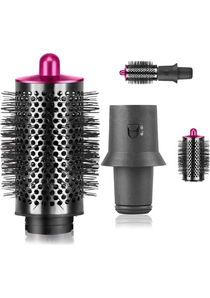 Dyson Airwrap Saç Kurutma Makinesi Çok Amaçlı Şekillendirici ve Adaptörlü Saç Kıvırma Aleti Için Büyük Yuvarlak Hacim Veren Fırça, Gül Kırmızısı (Yurt Dışından)