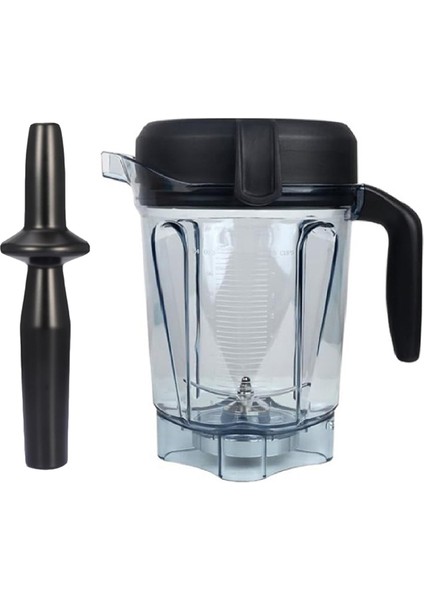 Blender Sürahi 64OZ Düşük Profilli Tamperli, Vitamix 750 5200 5000 6300 7500 VM0102 VM0103 Klasik/ticari Vb. Için (Yurt Dışından)