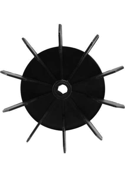 Yedek 0,5" Iç Çap 10 Pervane Hava Kompresörü Motor Fan Pervanesi Siyah (Yurt Dışından)