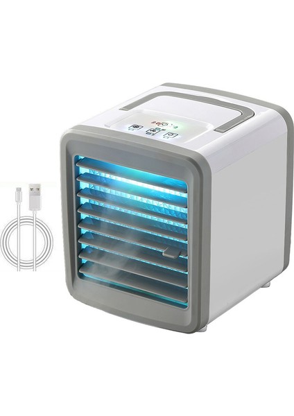 Klima Hava Soğutucu Mini Fan Taşınabilir Klima Oda Ev Hava Soğutma Masaüstü USB Klima Fanı A (Yurt Dışından)