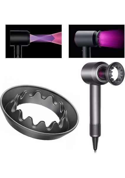 Dyson Supersonic Saç Kurutma Makinesi HD01, HD02, HD03 Için Yumuşak Hava Nozulu Ek Parçaları 969749-01 (Yurt Dışından)