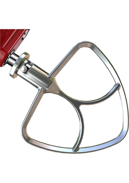 Kitchenaid 4.5-5qt Stand Mikser Aksesuarları Yedek Paslanmaz Çelik Düz Çırpıcı, Kaplama Yok, Bulaşık Makinesinde Yıkanabilir (Yurt Dışından)