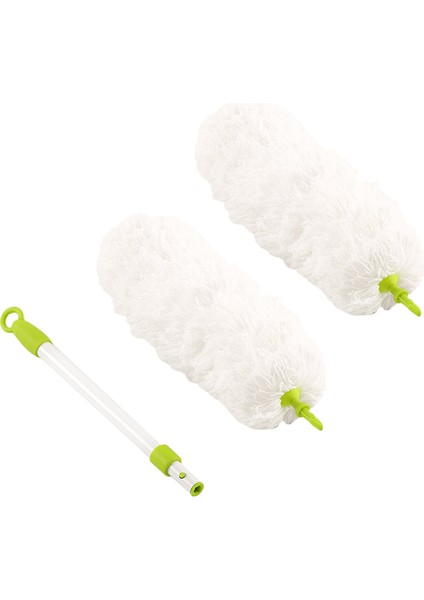 Mikrofiber Toz Alma Aparatı Yıkanabilir Bükülebilir Kabarık Uzatılabilir Direk Sapı, Kitaplık Penceresi Için Statik Toz Emme Kolay Temizlenir (Yurt Dışından)