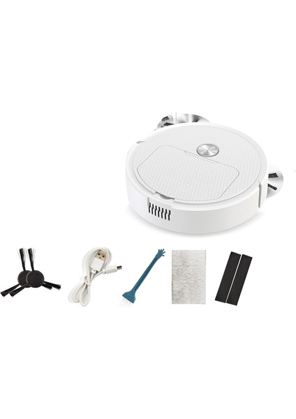 Akıllı Süpürme Robotu Ev Mini Süpürgesi Süpürme ve Vakumlama Kablosuz Elektrikli Süpürge Ev Kullanımı Için Süpürme Robotları, A (Yurt Dışından)