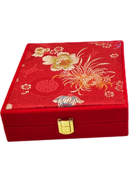 Kırmızı Velvet Takı Kutusu Kolye Kolye Küpe Yıldönümü Günü Büyük (Yurt Dışından) fırsatları