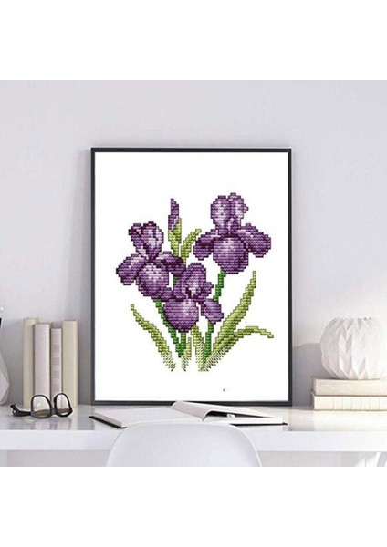 Çiçek Boyutları El I Çapraz Ş Dıy Needlecraft 21X21CM 11CT (Yurt Dışından) fiyatları