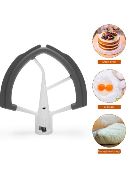 Kitchenaid Bowl-Lift Stand Mikseri Için Flex Edge Çırpıcı - Esnek Silikon Kenarlı 6 Quart Hamur Karıştırma Küreği (Yurt Dışından)