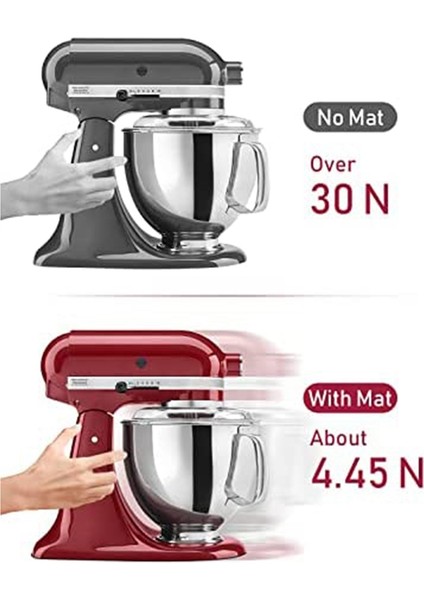 Kitchenaid Stand Mikseri Için Mikser Kaydırıcı Mat, Kitchenaid 4.5-5 Qt Eğimli Kafa Stand Mikseri ile Uyumlu Mikser Taşıyıcı (Yurt Dışından)