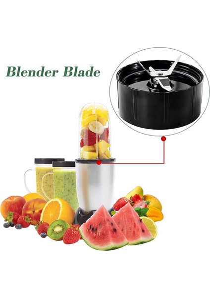 Magic-Bullet (250W, MB1001 Serisi) Bıçak Için Uyumlu Cross Blade Yedek Parçası Paslanmaz Çelik Cross Blade Yedek Parçası (Yurt Dışından)