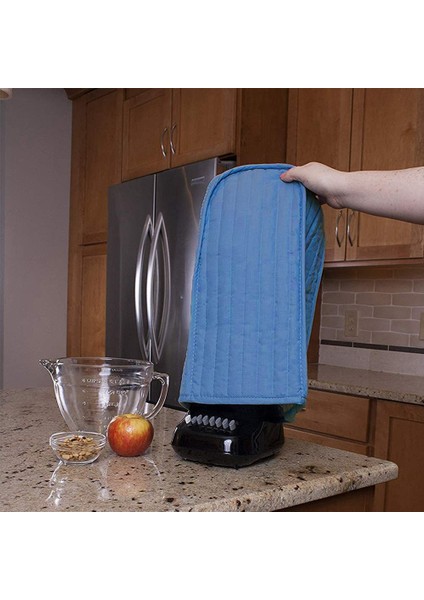 Blender Toz Kapağı, Stand Mikser Veya Kahve Makinesi Alet Kapağı, Mutfak Için Leke Tutmayan Blender Kapağı (Mavi) (Yurt Dışından)