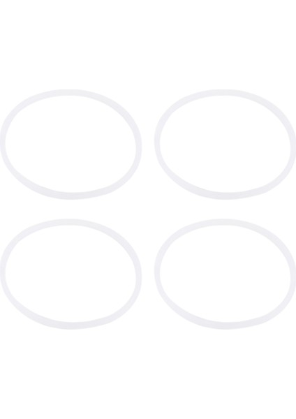 Magic Blender Düz/çapraz 4'lü Paket Için Yeni Yedek Contalar Kauçuk Conta Halkası (Yurt Dışından)