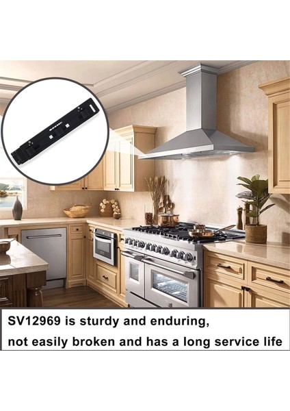 Davlumbaz Anahtarı Değişimi, SV12969 Siyah Çerçeve Montajı, Broan SV12969 Yedek Anahtarı ile Uyumlu (Yurt Dışından)