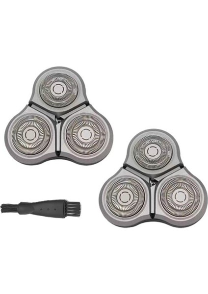 Xiaomi Mijia S500C S500 S300 Elektrikli Tıraş Makinesi Başlığı Için 2 Adet + Fırça Tıraş Makinesi Başlığını Değiştirin MJTXD01SKS Kesici Başlık Aksesuarları (Yurt Dışından)