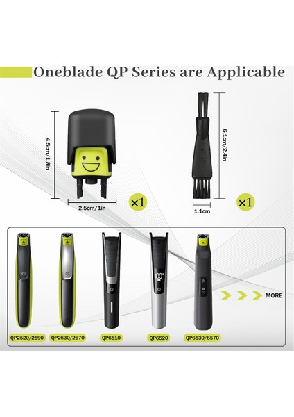 Philips One Blade QP2520 QP2630 QP2620 QP2724 QP2830 QP2734 Için Yedek Bıçaklar Erkek Tıraş Aparatı (Yurt Dışından)