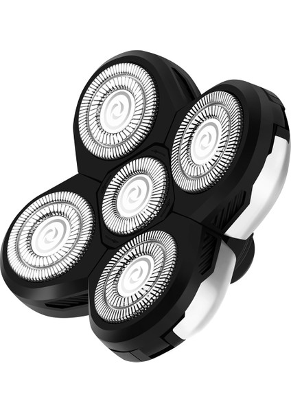 5d Elektrikli Tıraş Makineleri Yedek Başlıklar Tıraş Bıçakları Başlıklar Kel Yedek Bıçak Için Kel Kafa Tıraş Makineleri Erkekler Için (Gri) (Yurt Dışından)