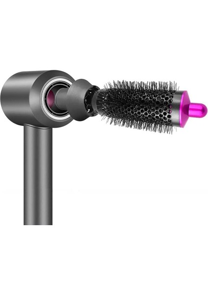 Dyson Airwrap Styler / Supersonic Saç Kurutma Makinesi Aksesuarları Için Silindir Tarak ve Adaptör, Saç Kıvırma Aleti, Gül Kırmızısı ve Gri (Yurt Dışından)
