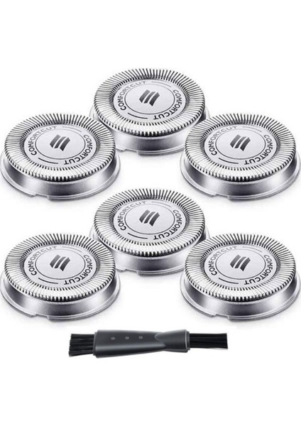 6 Adet SH30 Yedek Başlık Tıraş Makinesi Yedek Başlıkları Philips Elektrikli Tıraş Makinesi Serisi S1000, S2000, S3000, S4000 (Yurt Dışından)