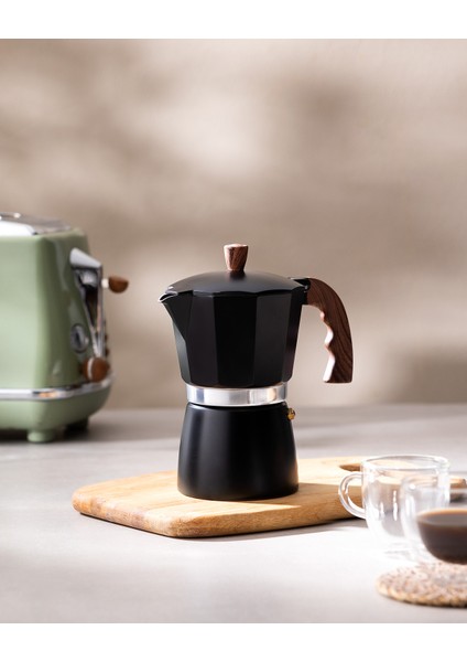 Laurina Moka Pot - Siyah - 300 ml fiyatları