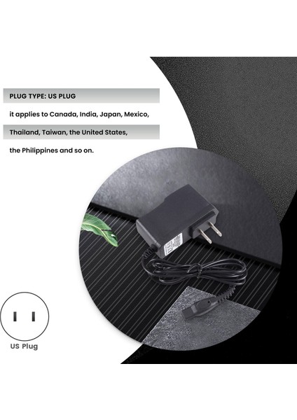PHILIPS-HQ8505 Norelco 7000 5000 3000 Serisi Elektrikli Tıraş Makinesi, Sakal Düzeltici Adaptörü Güç Kablosu Abd Fişi (Yurt Dışından) fiyatları
