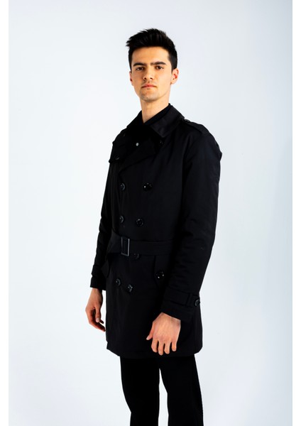 Trençkot Yazlık Siyah