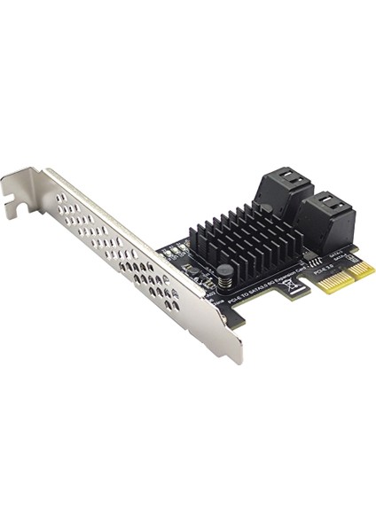 Pcı-E Gen3 - Sata3.0 Genişletme Kartı 4 Bağlantı Noktalı 6g Adaptör Kartı Genişletme Ipfs Sabit Sürücü ASM1064 (Yurt Dışından) modelleri