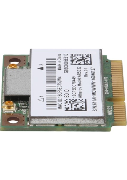AR5B22 2.4/5 Ghz Çift Bant Wifi Kartı 802.11AC Bluetooth 4.0 Kablosuz Wlan Kartı Y400 Y500 Y410P S215 U330 U430 (Yurt Dışından)