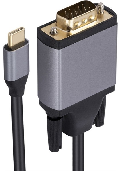 Tip C - VGA Kablosu USB 3.1 - VGA Adaptörü 10 Gbps Hd Ekran Kablosu Pc Dizüstü Monitör Için (Yurt Dışından)