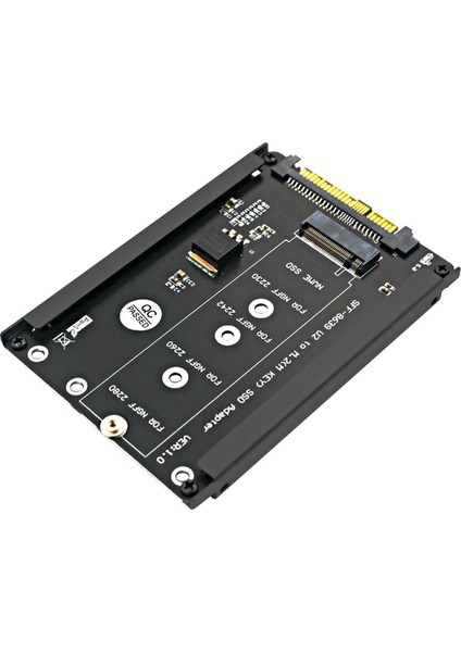 M.2 Nvme Anahtar M Ssd'den SFF-8639 U.2 Adaptör Yükseltici Dönüştürücü Çerçeve Braketi Desteği 2230 2242 2260 2280 M.2 SSD (Yurt Dışından)