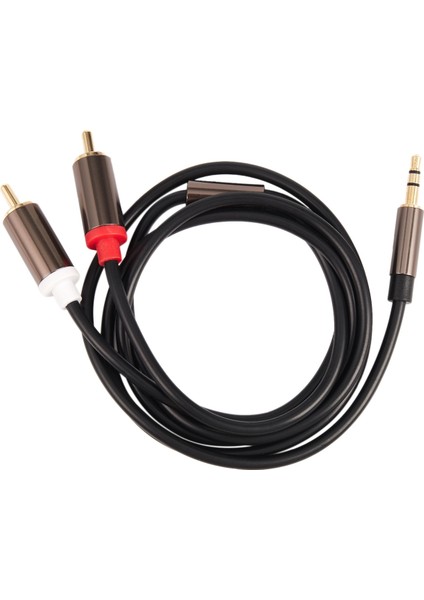 Jack 3.5mm - 2 Rca Ses Kablosu Aux Splitter 3.5mm Stereo Erkek - Erkek Rca Adaptörü 2 Hoparlör Kablosu 1m (Yurt Dışından) fiyatları
