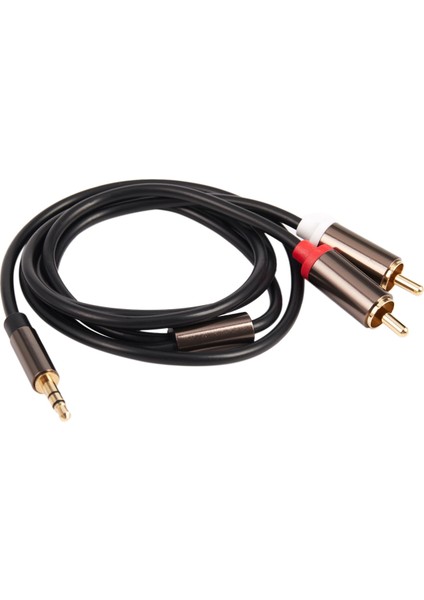 Jack 3.5mm - 2 Rca Ses Kablosu Aux Splitter 3.5mm Stereo Erkek - Erkek Rca Adaptörü 2 Hoparlör Kablosu 1m (Yurt Dışından) modelleri