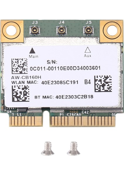 Azurewave BCM94360HMB Wıfı Kartı 802.11AC 1300 Mbps Wıfı Kablosuz Wıfı Bt 4.0 Mini Pcı-E Kartı (Yurt Dışından)