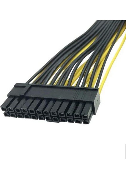 20 + 4pin Çift Psu Güç Uzatma Kablosu 24PIN Atx Anakart Adaptörü Uzatma Kabloları 18AWG Hattı Madencilik Madenci Için 30 cm (Yurt Dışından) fiyatları