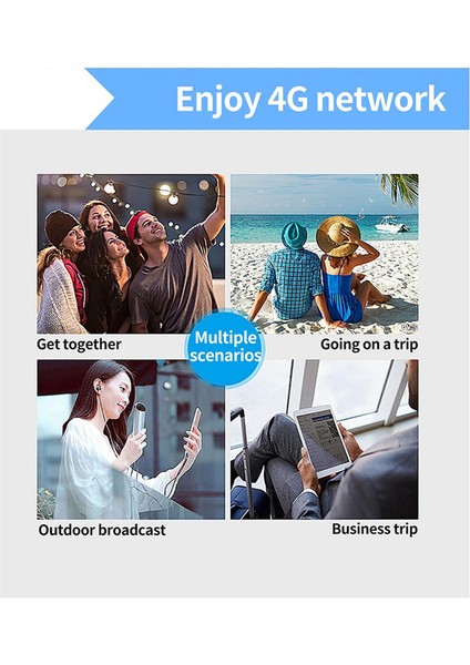 Mifi Cep 4g Wifi Yönlendirici 150 Mbps Wifi Modem Araba Mobil Wifi Kablosuz Hotspot Yuvası ile Kablosuz Mifi (Yurt Dışından)