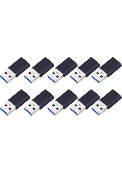 Telefon Pc Tablet ile Uyumlu 10 Gpbs Usb-A - Usb-C Adaptör Dönüştürücü (Yurt Dışından)